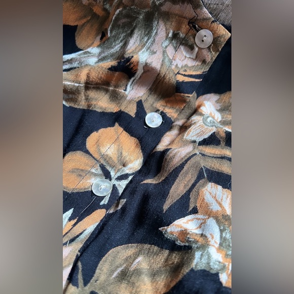 Vintage Brenda Walsh Style Floral Dress Medium - Picture 3 of 11